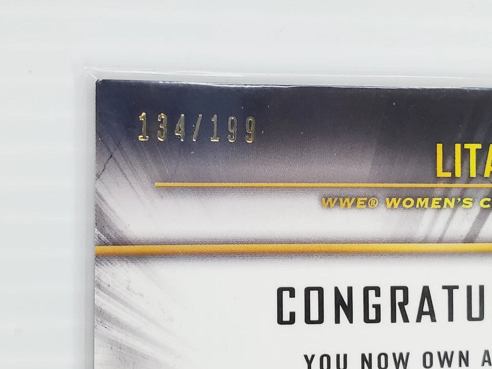 Lita - 2018 WWE Women's Division Commemorative Championship Medallions /199 card - Image 3 of 4