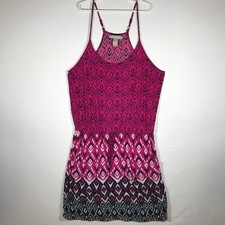 Banana Republic Women's Small Pink Spaghetti Strap Knee Length Dress