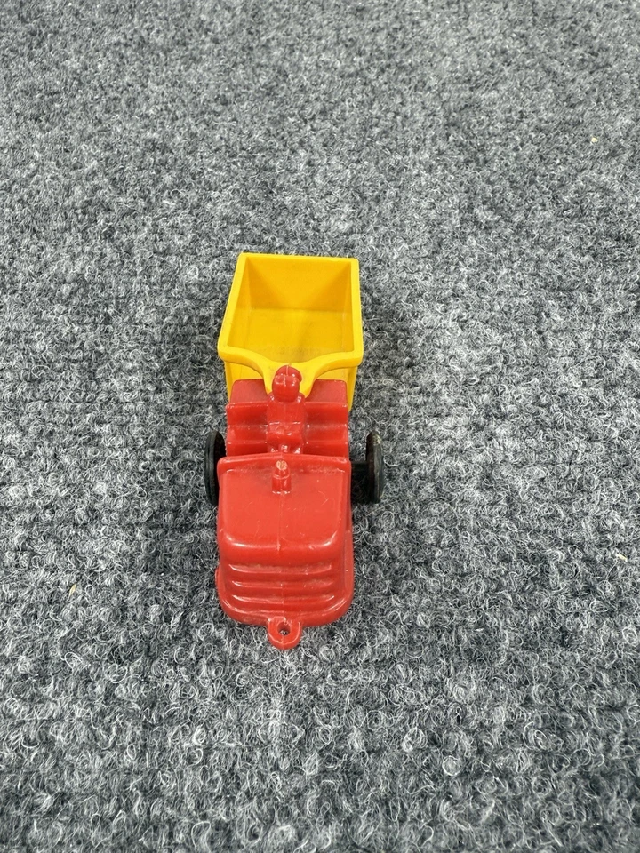 Vintage 1950s Pyro Plastics Racer Car & Wanna Toys Tractor Trailer Lot  USA Made - Image 3 of 4