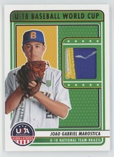 Joao Gabriel Marostica 2023 Panini USA Baseball Stars & Stripes /10 Jersey