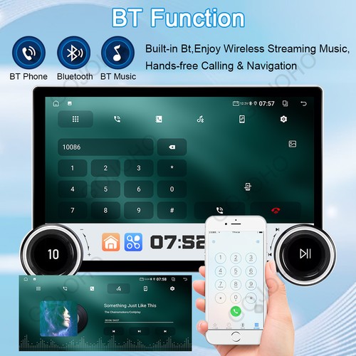 4+64GB Android 13 Car Stereo CarPlay For Toyota Highlander 2014-2018 Radio GPS - Picture 10 of 21