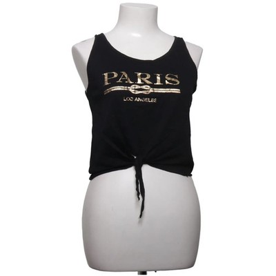 Tally Weijl, Crop Top, Größe: S, Schwarz, Baumwolle, Print, Damen #Itp