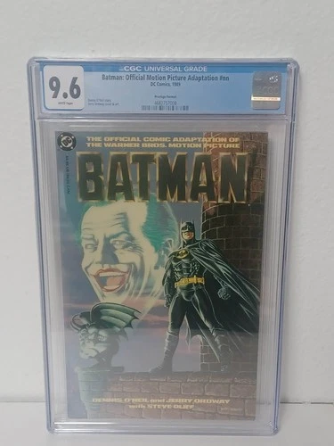 BATMAN MOVIE ADAPTATION PRESTIGE EDITION (DC, 1989) CGC Graded 9.6 ~ White Pages