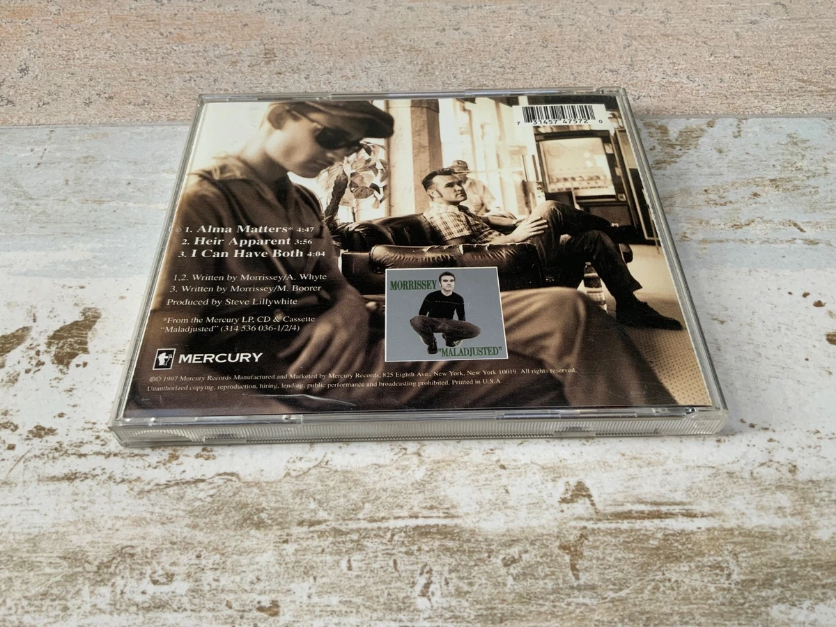 MORRISSEY  Alma Matters  2 UNRELEASED TRACKS RARE USA CD single 1997  THE SMITHS