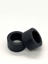 Greenhills Scalextric Jaguar XKR Front Tyre Pair - NEW - P10502