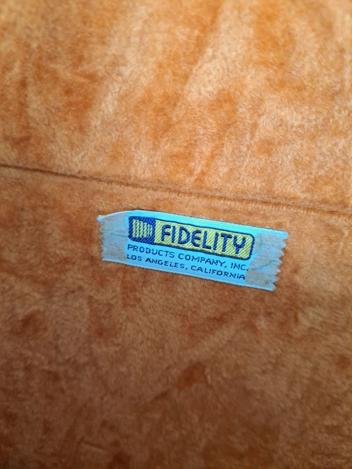 BOLSO CÁMARA VINTAGE FIDELIDAD LADOS DUROS TERCIOPELO NARANJA incluye Accesorios X 9 Foto 2 de 4