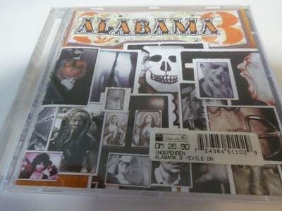 ALABAMA exile on coldharbour lane EX/VG+ (CD Album, Country, Elemental)