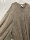 Geoffrey Beene size XXLT Men’s Tan V-neck Pullover Knit Sweater — photo 4