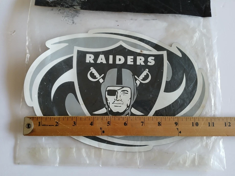 Магнит Oakland Raiders NFL футбол большой автомобиль холодильник спортивный магнит серебристый черный - Изображение 3 из 4