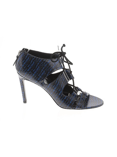 Delman Shoes Women Blue Sandals US 6