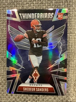 2025 Panini Phoenix Football Shedeur Sanders Thunderbirds Rookie