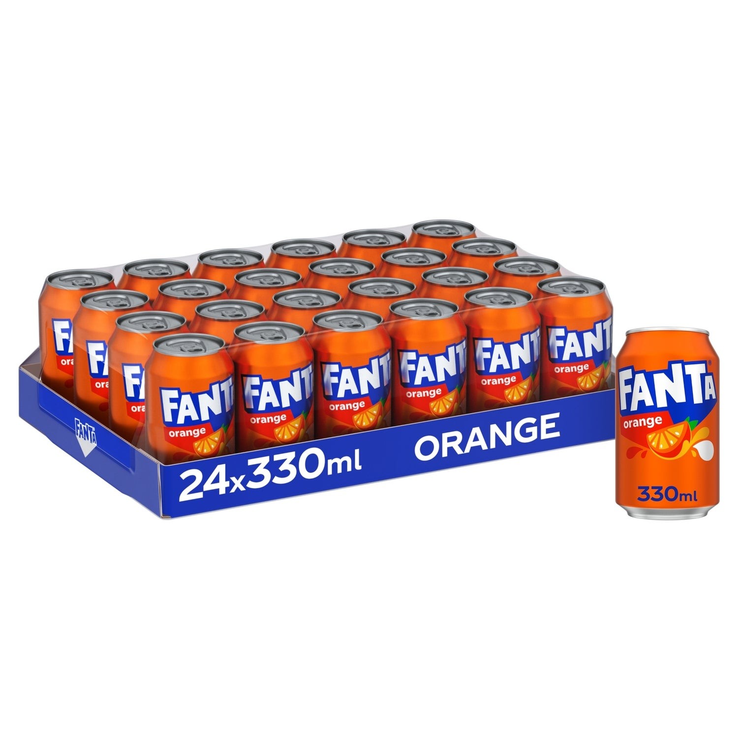 Fanta Orange 24 x 330ml Soft Drink Cans