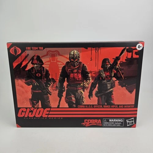 GI Joe Classified Cobra HISS Fire Team 788 Range Viper Officer Set #110