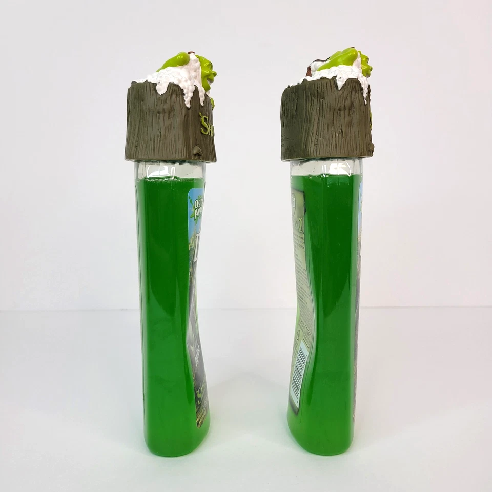 Vintage Shrek 2 Dial Body Wash Ogre Apple Scent Lot of 2 Bottles 12 fl oz - Image 4 of 4