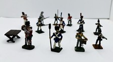 12 Vintage Lead Soldiers, 11 Painted  1 Unpainted