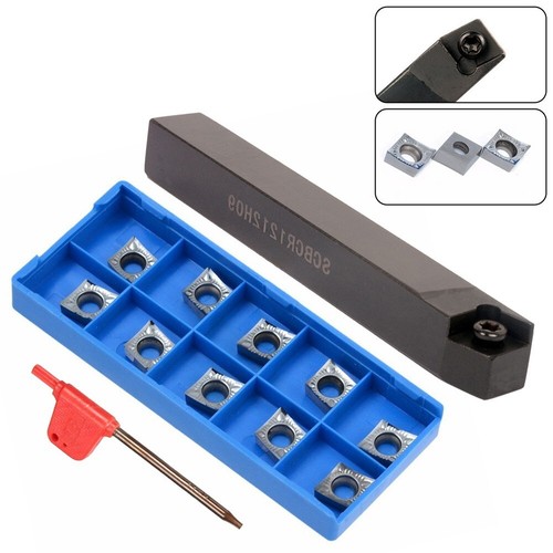 10, CCGT09T304-AK H01 Aluminum-Insert+75° SCBCR 1212 H09 Lathe Turn ...
