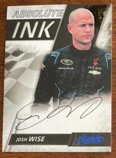 JOSH WISE - 2017 Absolute - Absolute Ink Spectrum Blue - Autograph - S/N 16/99
