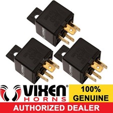 3 PACK 4-PIN UNIVERSAL CAR/TRUCK 40A/12V RELAY LIGHT/PUMP/ALARM/HORN VXA7449-3
