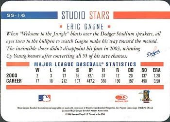 2004 Donruss Studio Stars #SS-16 Eric Gagne DODGERS - Image 2 of 2