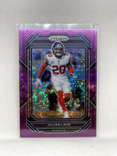 2022 Prizm Julian Love No Huddle Purple Disco SSP /35