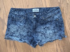 Shorts Blue Jean Aeropostale Junior women's Paused size 3/4