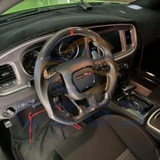 Volante de fibra de carbono para Jeep Grand Cherokee SRT Dodge Durango SRT Heat