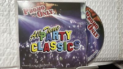 Mega rare DVD sleeve PROMO ONLY All Time Party Classics Brand New Silver