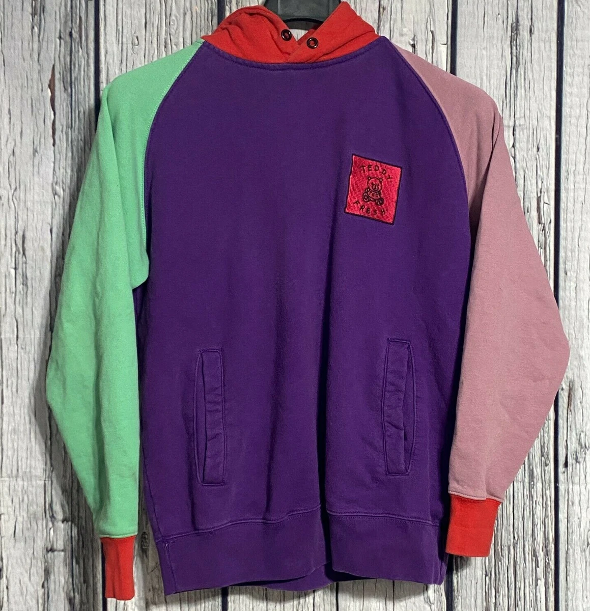 Teddy fresh pastel colorblock hoodie new arrivals