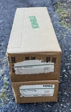 4 KIMBLE KIMAX Glass 125mL Squibb Separatory Funnel with Stopcock # 29048 w/Box