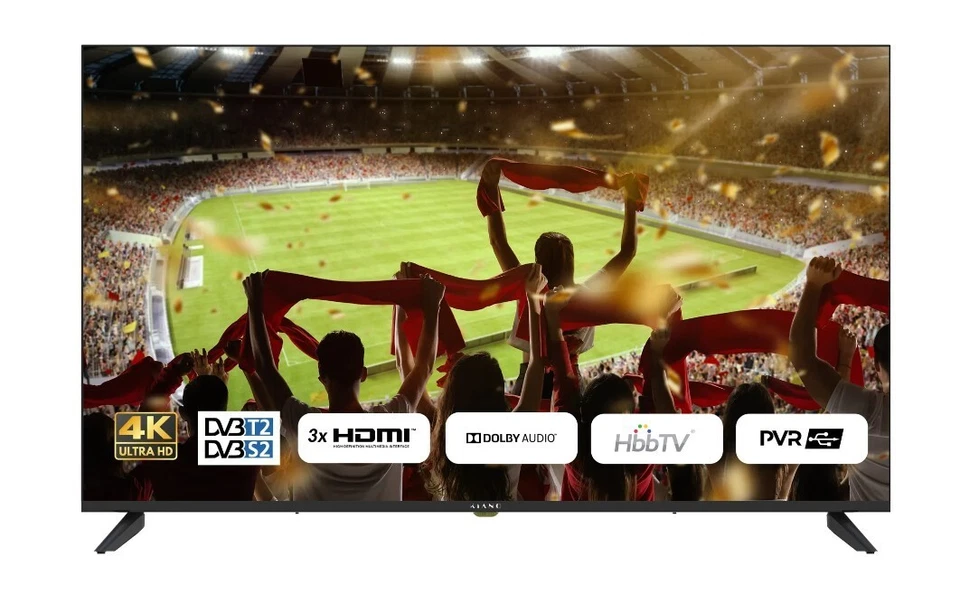 Smart TV 43" Kiano Elegance 4K UHD Android, WiFi, Netflix, HDR, DVB-T2/S2 - Immagine 3 di 4