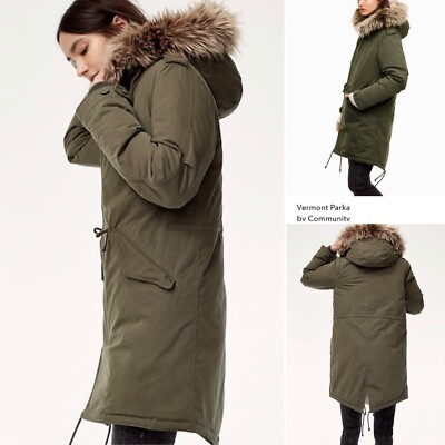 【新品　未使用】日本未上陸ブランド　Aritzia Community コート Aritzia Community Vermont Down Parka Anorak Puff Coat Winter