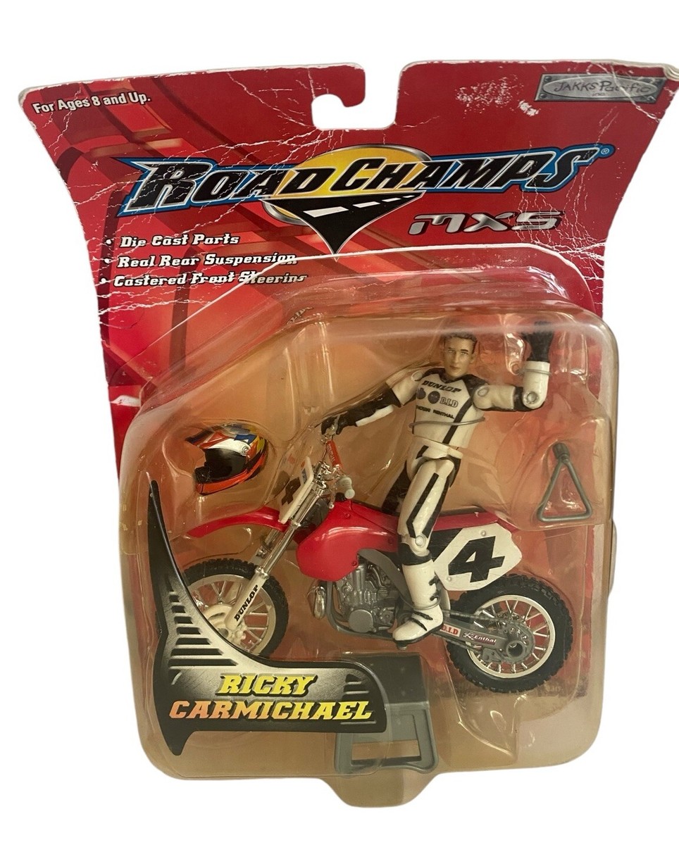 Road Champs MXS Ricky Carmichael Motocross Racer Figure