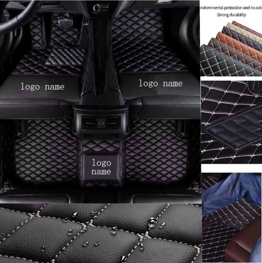 For Mazda All Models Car Floor Mats Custom Waterproof Front & Rear Auto Carpets - Image 2 of 4