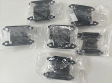 Decobasics Matte Black Cabinet Hinges 6 Pair Self Closing