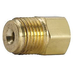 9/16-18 Male X 7/16-24 Female Inverted Flare Master Cylinder Brake Line Adapter