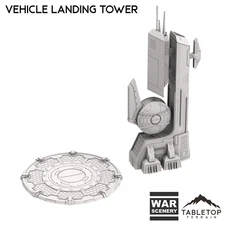 Greater Good Vehicle Landing Tower - Grimdark Wargaming