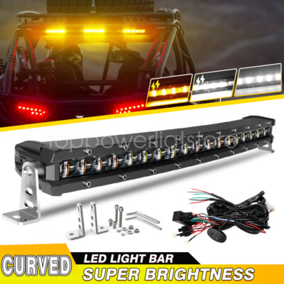 Clearance For Can Am Maverick X3 Max RR 4x4 20'' Curved Rear Brake LED Light Bar