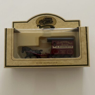 H Warburton Diamond Jubilee Bakery Druckgussmodell Pferdebrotwagen - NEU