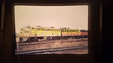 20702 35MM Train Slide ENGINES CARS STATIONS MILW 966 FP7