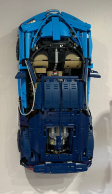 Lego Technic Supercar-Series Wall Mounts Bugatti Chiron 42083 Display