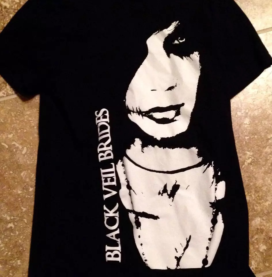 Black Veil Brides Men T-shirt Black Cotton Tee All Sizes S-5XL