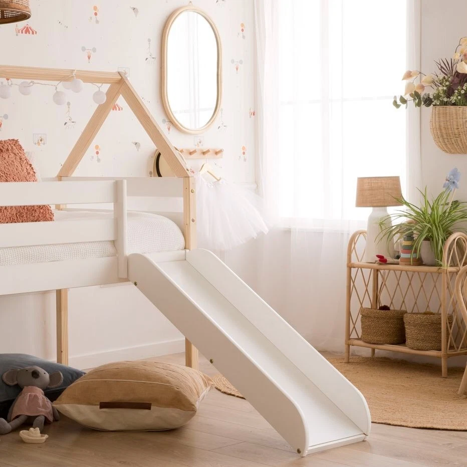 Twin House Bed White/Natural - by From the Tree Furniture - Image 3 of 4