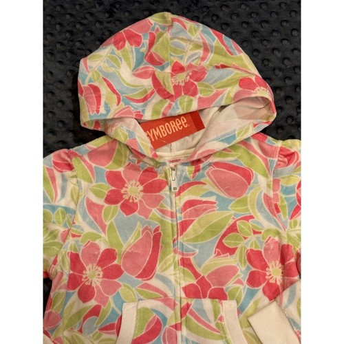 NWT Gymboree Palm Springs Multi color Floral Zip Hoodie 6 SO CUTE! - Picture 2 of 9