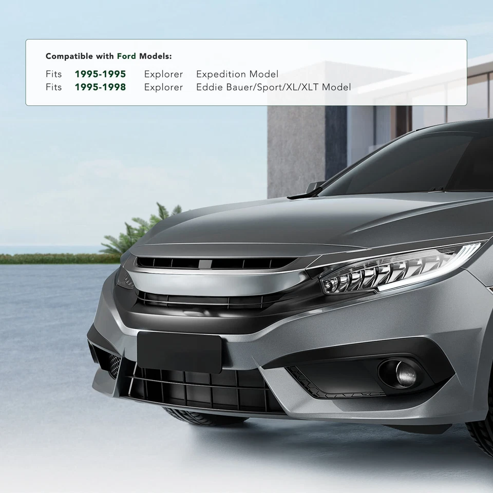 Soporte de matrícula delantero para Ford Explorer 1995 1996 1997 1998 F5TZ17A385D Foto 2 de 4