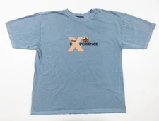 Vintage Ford Shirt Men's Xlarge Blue Short Sleeve The Experience Car Tee Adult