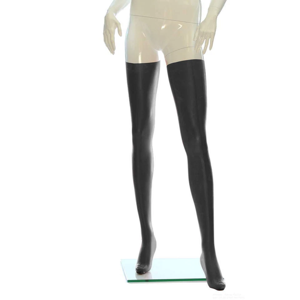 LatexDreamwear 100% Latex Strümpfe Latexstrümpfe superlang S-XL bis zur Hüfte - Bild 3 von 4