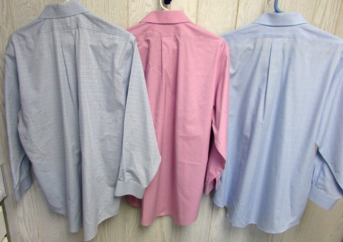 Brooks Brothers Hemden Madison 15,5-32 Paket 3 Button Down Bügelfrei Kariert Spread - Bild 10 von 10