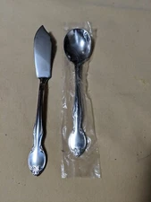 International Silver PARLIAMENT Stainless Flatware Spoon & Knife FREE SHIP