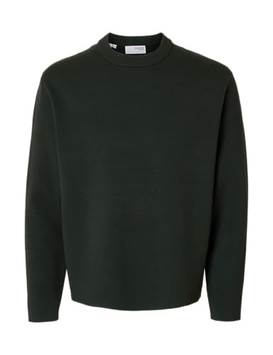 Selected MEN T-Shirt Relaxed Crew Neck, GrößE M, Schwarz, Baumwolle-image