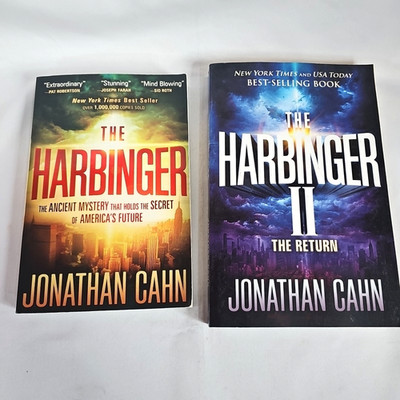 Jonathan Cahn The Harbinger & The Harbinger II Set  Paperbacks - Fast Shipping